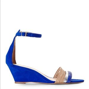 Loeffler Randall Addie Wedges NWOT - Blue size 10